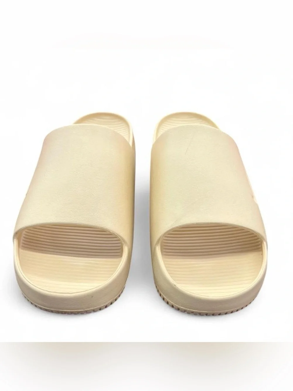 Mens Nike Calm Slides Sesame Size 13